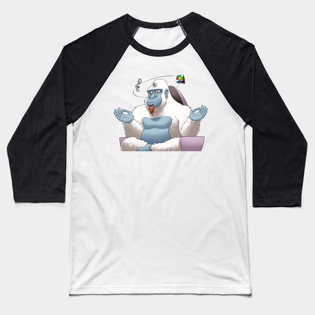 Cosmic Schmeckle Baseball T-Shirt by Schmeckle